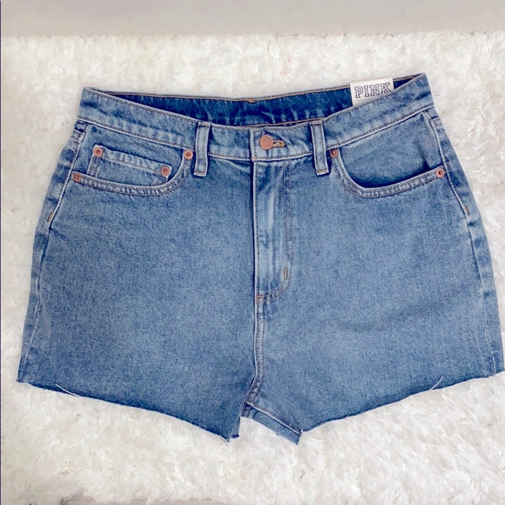 NWT Victoria’s Secret High-Waisted Cut Off Shorts